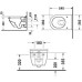 Плитка керамогранит Подвесной унитаз Duravit Starck 3 2225090000 для пола Плитка керамогранит Подвесной унитаз Duravit Starck 3 2225090000 для пола