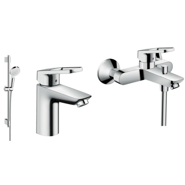 Набор смесителей для ванны Hansgrohe Logis Loop 1062017 (71151000+71244000+27353400)