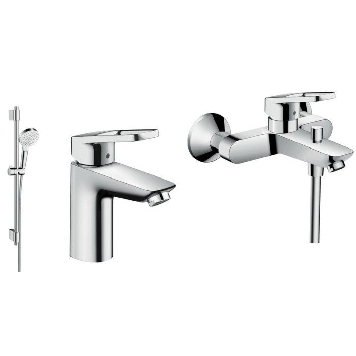Набор смесителей для ванны Hansgrohe Logis Loop 1062017 (71151000+71244000+27353400)