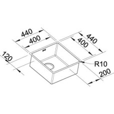 Мойка для кухни Blanco Claron 400-IF Durinox  523389