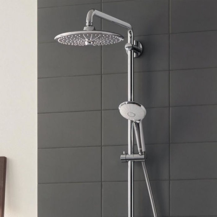 Плитка керамогранит Grohe Euphoria SmartControl System 260 Mono Душевая система с термостатом (26509000) для пола