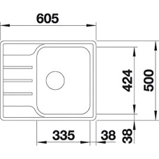 Мойка для кухни Blanco Lemis 45 S-IF Mini  525115