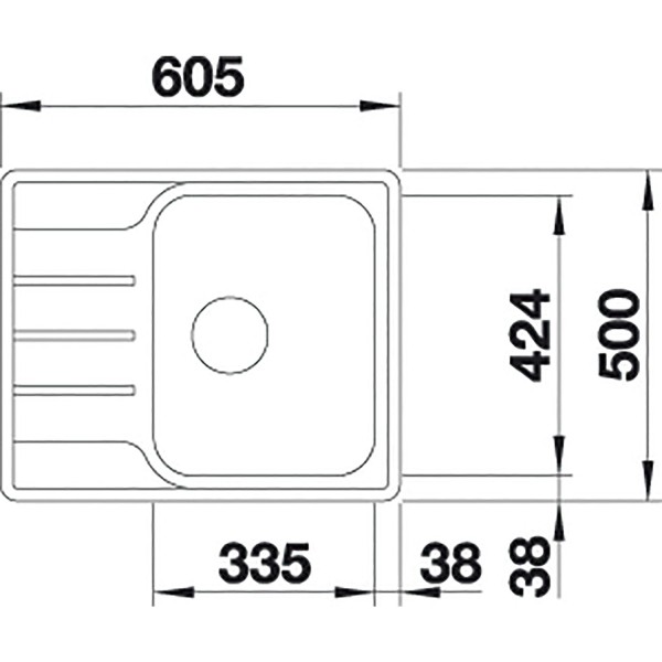 Мойка для кухни Blanco Lemis 45 S-IF Mini  525115