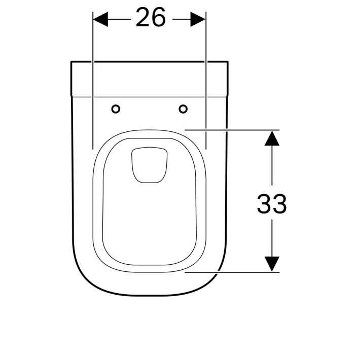 Унитаз подвесной Geberit myDay 4,5/6 л без ободка, белый глянец, KeraTect 201460600