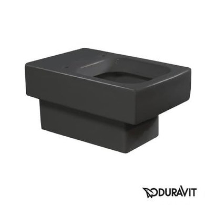 Плитка керамогранит Подвесной унитаз Duravit Vero, черный 2217090864 для пола