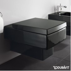 Подвесной унитаз Duravit Vero, черный 2217090864