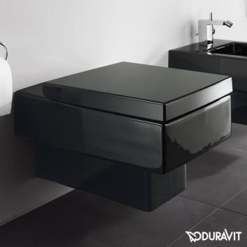 Подвесной унитаз Duravit Vero, черный 2217090864