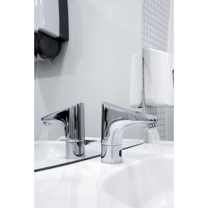 Grohe Europlus E 6V Сенсорный смеситель со смешиванием и ограничителем температуры (36207001) Grohe Europlus E 6V Сенсорный смеситель со смешиванием и ограничителем температуры (36207001)