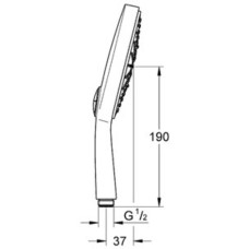 Grohe Power&Soul Cosmopolitan 160 Ручной душ 27668000