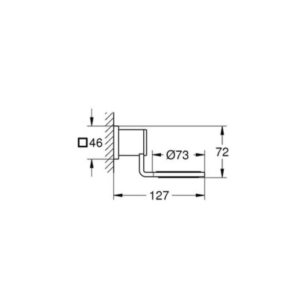 Держатель Grohe Allure (40278000)