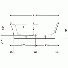 Cape Cod ванна овальная 185,5 см 700330000000000 в интернет-магазине «Estet Room»