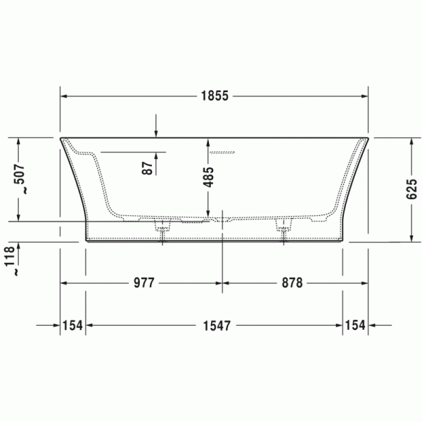 Cape Cod ванна овальная 185,5 см 700330000000000 в интернет-магазине «Estet Room»