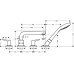 Смеситель для ванны Hansgrohe Talis S 72418000