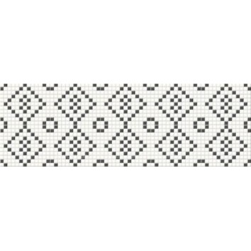 Плитка Opoczno Pret-a-Porter Black&White Mosaic декор 10×250×750