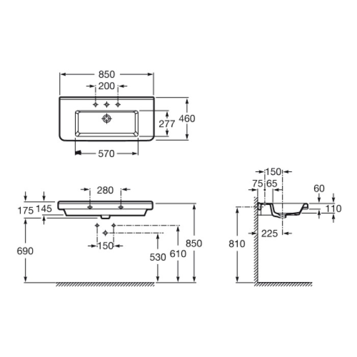 Раковина Мебельный Roca Dama-N A327781000