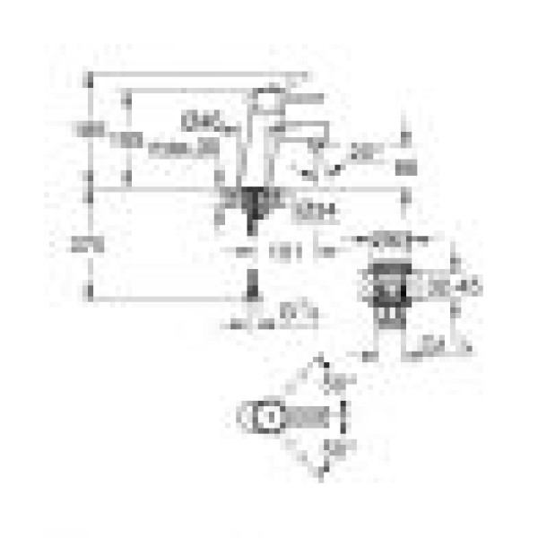 Grohe Concetto Смеситель однорычажный для раковины S-Size + нажимной донный клапан (23931001)