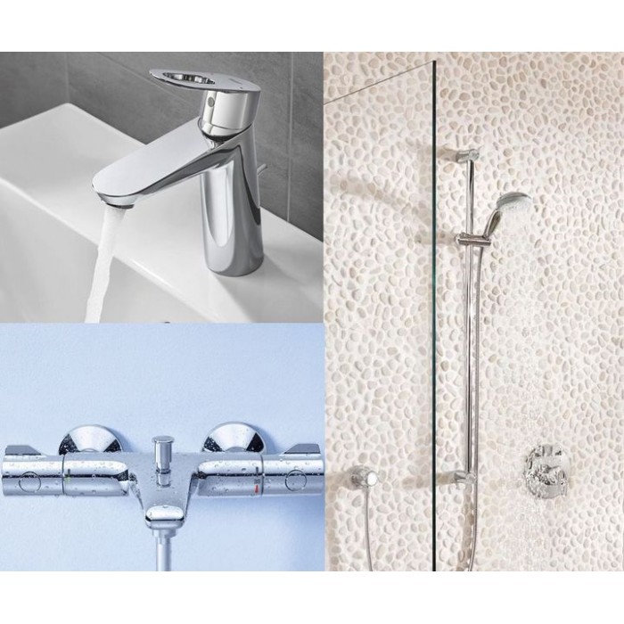 Grohe Grohtherm 800 + BauLoop набор смесителей для ванной (34550TM) Grohe Grohtherm 800 + BauLoop набор смесителей для ванной (34550TM)