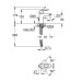 Смеситель для раковины Grohe Bau Loop S-Size 23336000