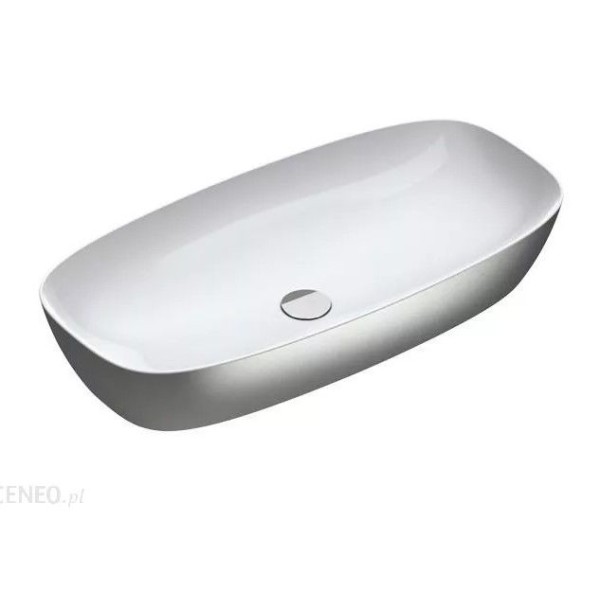Керамическая раковина 80 см Catalano Gold&Silver, silver/white