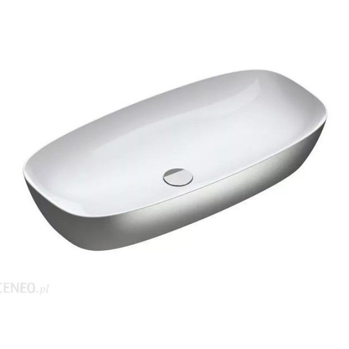 Керамическая раковина 80 см Catalano Gold&Silver, silver/white