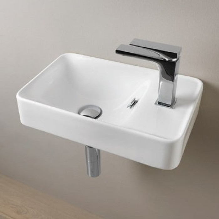 Керамическая раковина 45 см Artceram Lavamani, white glossy (LML003 01;00)