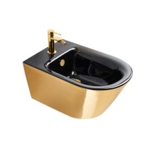 Биде Catalano Gold&Silver, gold/black