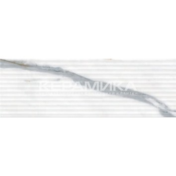 Плитка Opoczno Pl Blumarine White Structure Satin 25x75 см