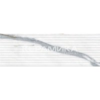 Плитка Opoczno Pl Blumarine White Structure Satin 25x75 см