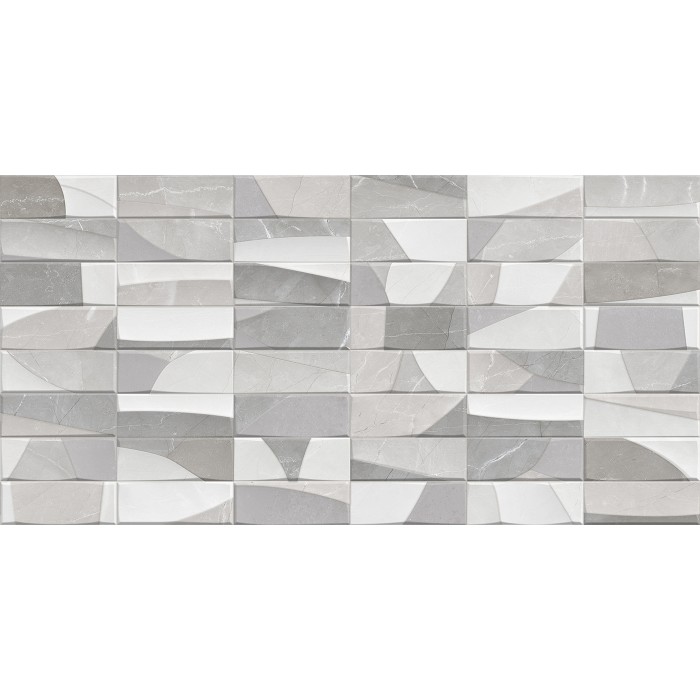 Плитка Cerama Market ASAM GRIS DEKOR (стіна) 30х60