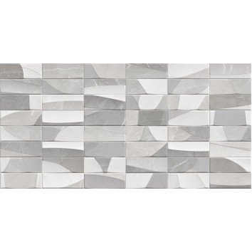 Плитка Cerama Market ASAM GRIS DEKOR (стіна) 30х60