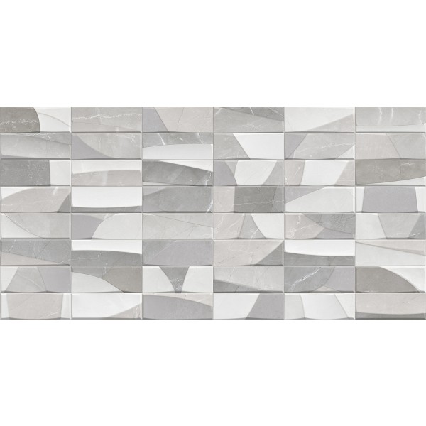 Плитка Cerama Market ASAM GRIS DEKOR (стіна) 30х60