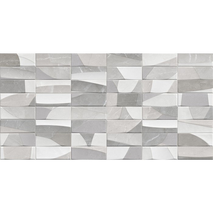 Плитка Cerama Market ASAM GRIS DEKOR (стіна) 30х60