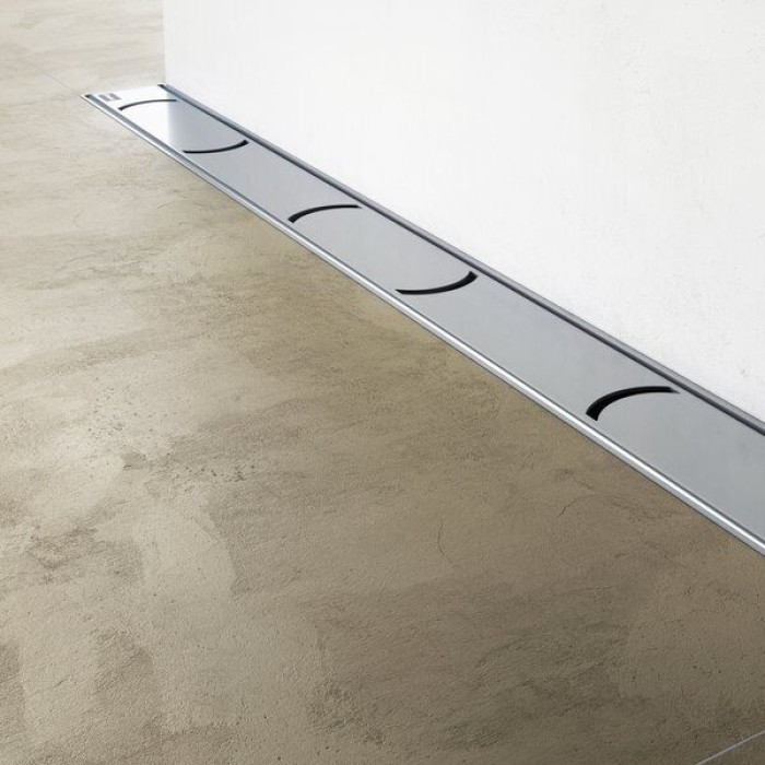 Плитка керамогранит Душовий канал Ravak OZW Chrome 850 - нержавеющая сталь для пола