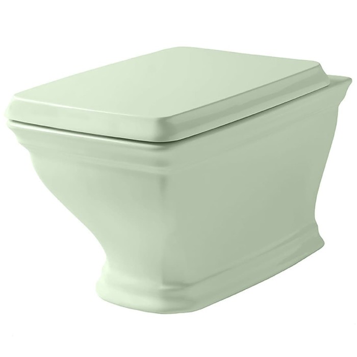 Унитаз подвесной Artceram Civitas(CIV001 35;00) green acquarello
