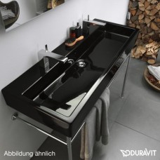 Плитка керамогранит Керамическая раковина 120 см Duravit Vero, черная 0454120827 для пола