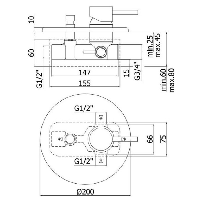 Смеситель Paffoni Birillo (BI015CR) Смеситель Paffoni Birillo (BI015CR)