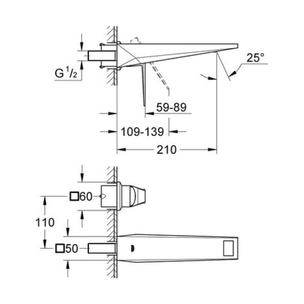 Смеситель для раковины Grohe Allure Brilliant M-Size 19783000