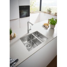 Мойдка для кухни Grohe 585x440 мм, под столешницу, 1,5 чаши, матовая (31577SD0)