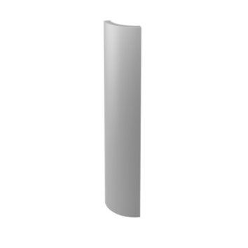 Вставка кутова Gamma Bianco Ksztaltka B MAT 3x19,8 код 4247 Ceramika Paradyz