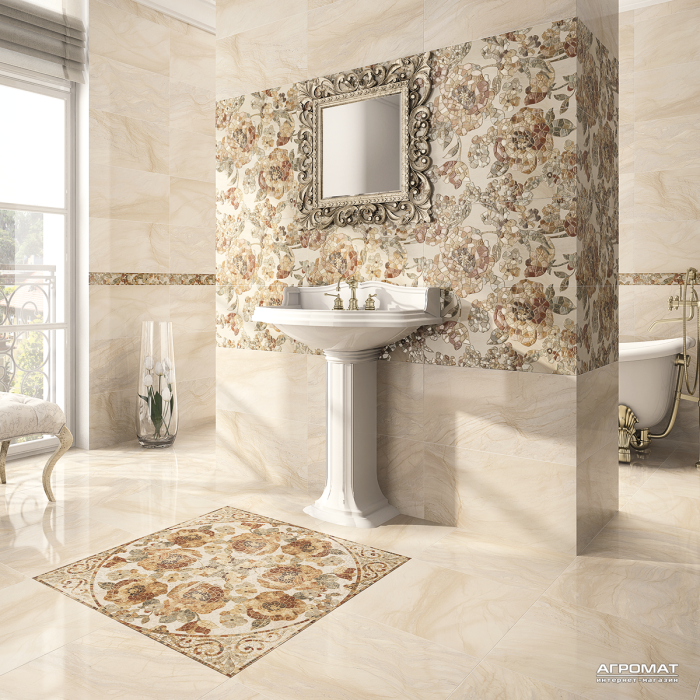 Плитка Pamesa Fusion MARFIL 9×600×316 под мрамор