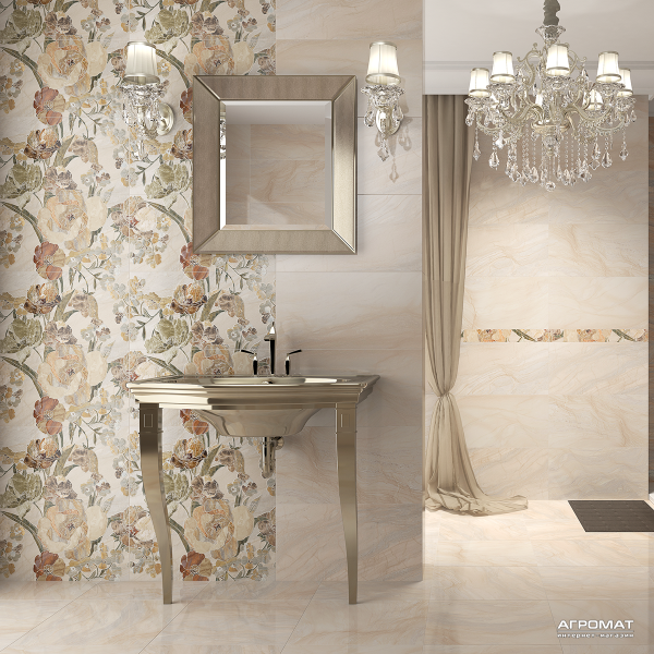 Плитка Pamesa Fusion MARFIL 9×600×316 под мрамор