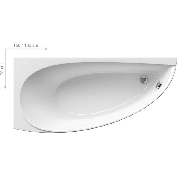 Ванна Ravak AVOCADO 150 L CT01000000