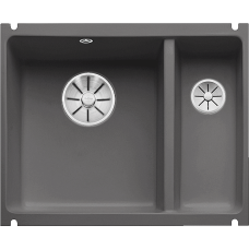 Мойка для кухни Blanco Subline 350/150-U Ceramic базальт 523746