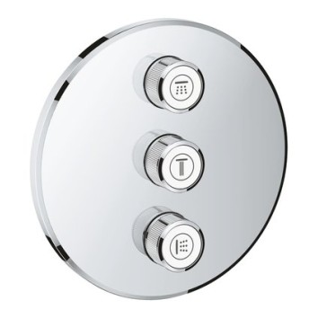 Внешняя панель вентиля для встраиваемого монтажа Grohe Grohtherm SmartControl 29122000