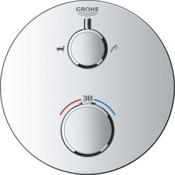 Grohe Grohtherm Термостат для душа с переключателем на 2 положения ванна/душ (24077000)