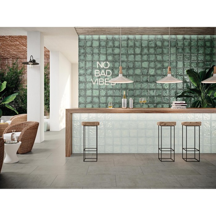 Плитка APARICI GLASS GREEN PAVE 7×201×201