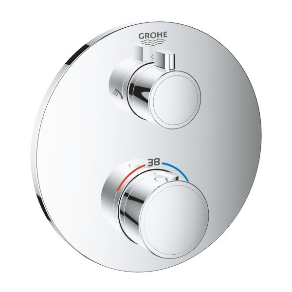 Плитка керамогранит Grohe Grohtherm Душевая система скрытого монтажа с Rainshower Mono 310 (26406SC0) для пола