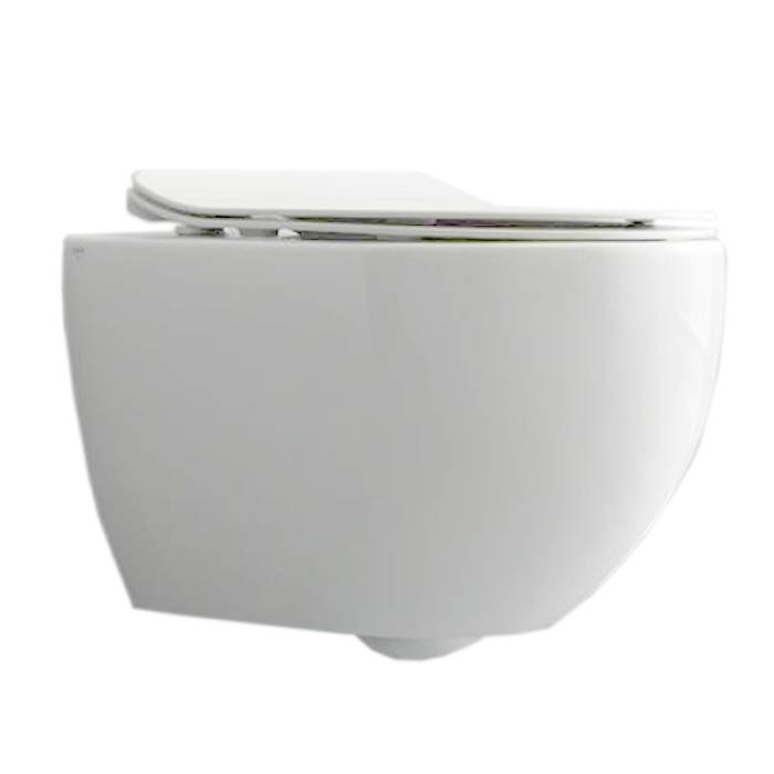 Унитаз подвесной AxA Glomp белый матовый