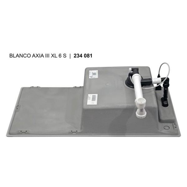 Мойка для кухни Blanco Axia III XL 6 S с доской из стекла белый 523514