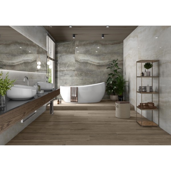 Керамогранит PAMESA CR. BRACCIANO TEUPE (FAM 004/LEVIGLASS) 10×1800×900 под мрамор